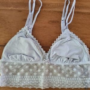Aerie Lilac Satin Bra
